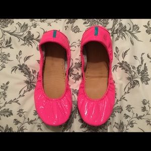 Tieks Pop Pink size 8 limited edition.